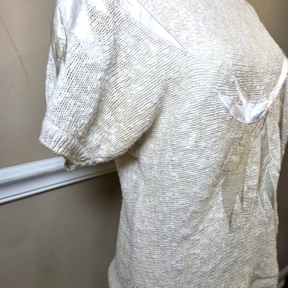 Elegant Cream Women's Top Vintage Size S. - Picture 5 of 12